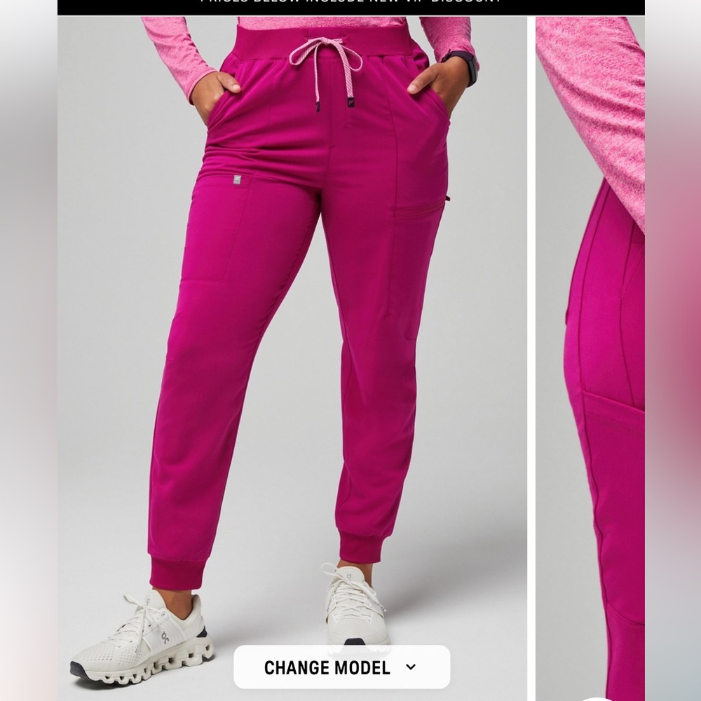 Fabletics On Call High Rise Jogger Scrub Pant